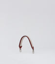 CANVAS STRAP-SHORT BEIGE/MERLOT