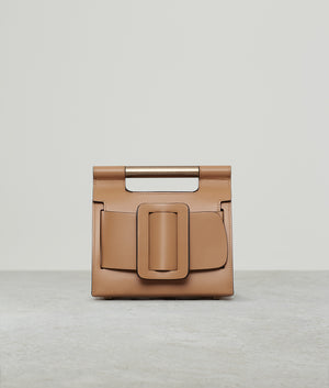 ROMEO LEATHER BUCKLE GOLD HARDWARE GINGER